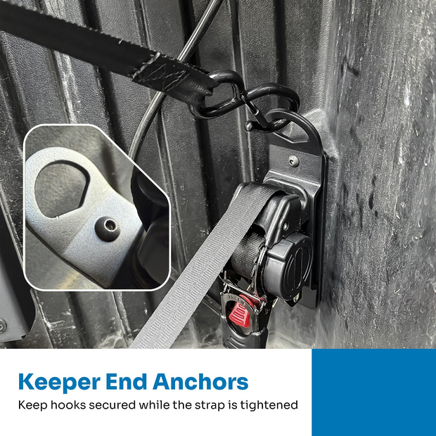 Integral Straps – Retractable Truck Bed Tie-Downs for RAM 2500/3500