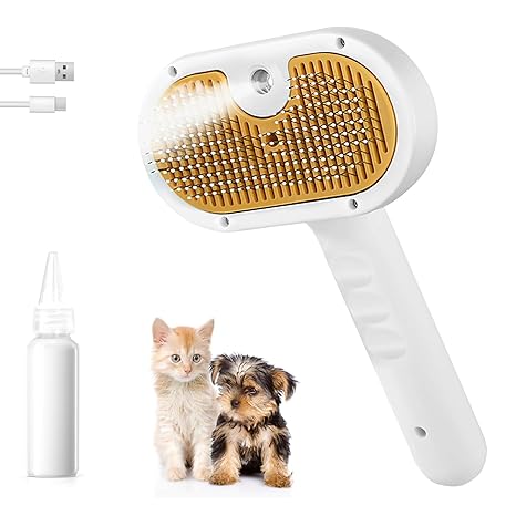 3-in-1 Pet Grooming Brush for Dogs & Cats
