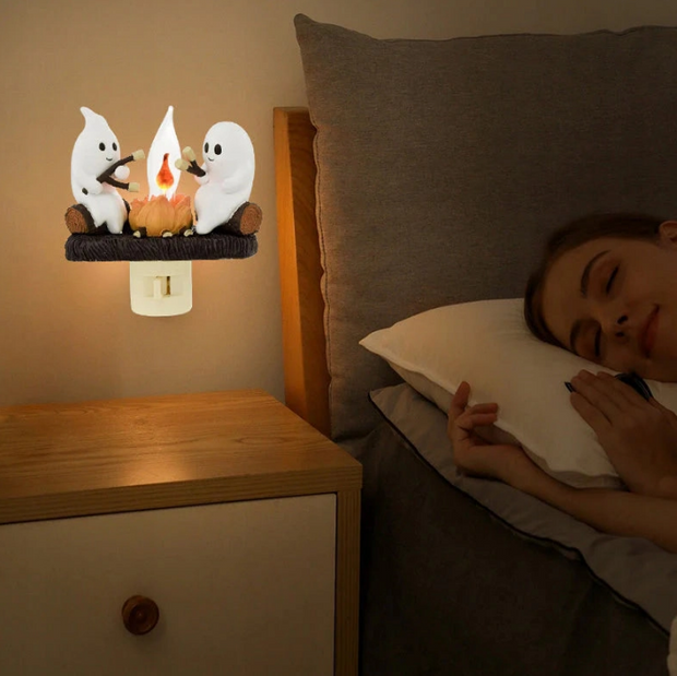 Flickering Ghost Campfire Night Light