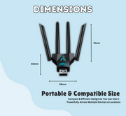 WiFi Booster – Enhance Network Speed & Expand Signal Coverage | Stable & High-Speed, Smart Optimization