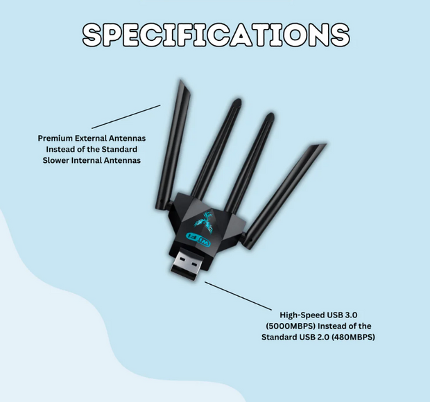 WiFi Booster – Enhance Network Speed & Expand Signal Coverage | Stable & High-Speed, Smart Optimization