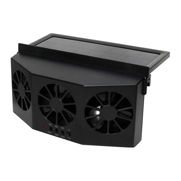 Solar-Powered Car Vent Fan