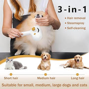 3-in-1 Pet Grooming Brush for Dogs & Cats