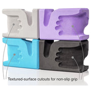 Yoga Blocks 2-Pack | Wrist Relief Hand-Shaped Yoga Bricks