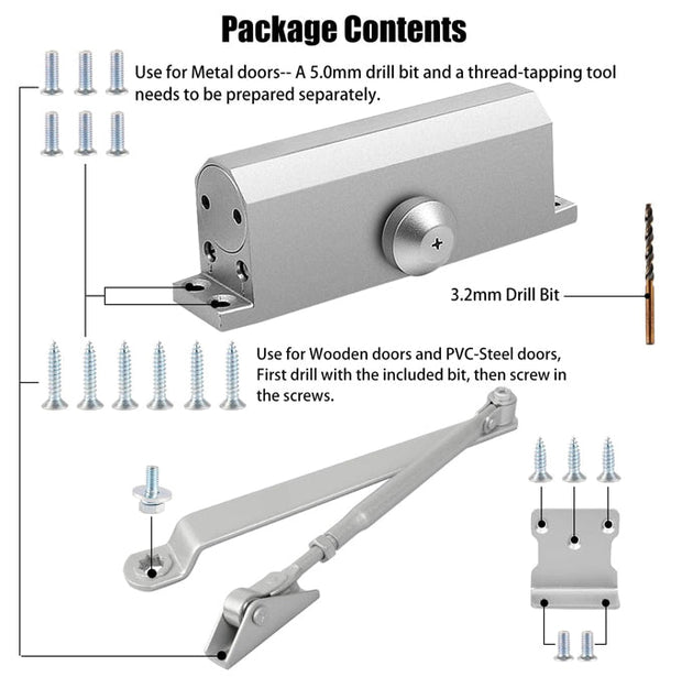 Hydraulic Automatic Door Closer