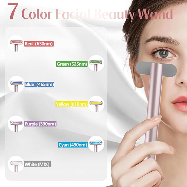7-in-1 LED Light Therapy Facial Device