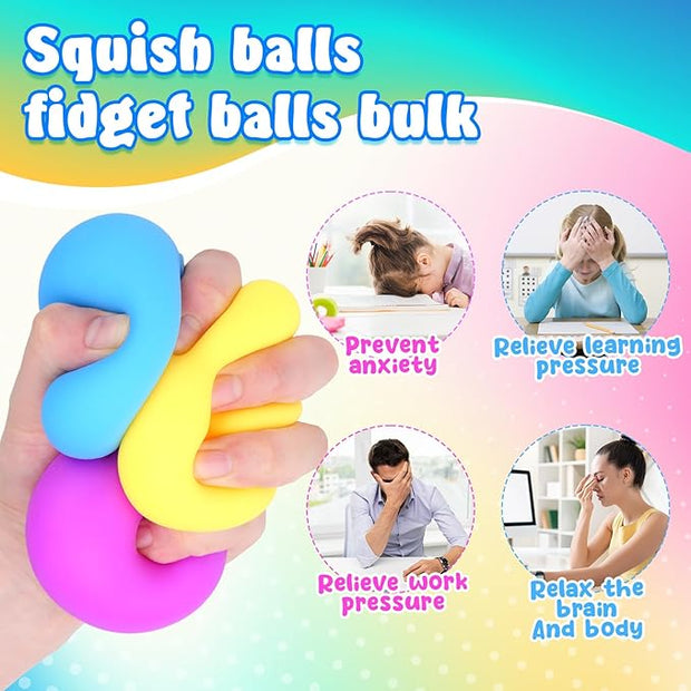 18-Pack Squishy Stress Balls