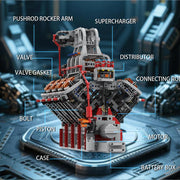 V8 Engine Master - 5.0L Buildable Model Kit 🏎️🔧