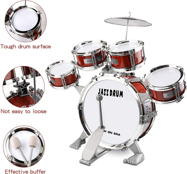 RockStar Junior - 5-Piece Toddler Drum Set 🥁🎸