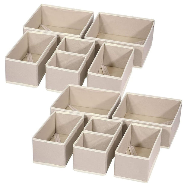 Clothing Drawer Organizer – 6-Piece Foldable Drawer Divider Storage Set for Bedroom