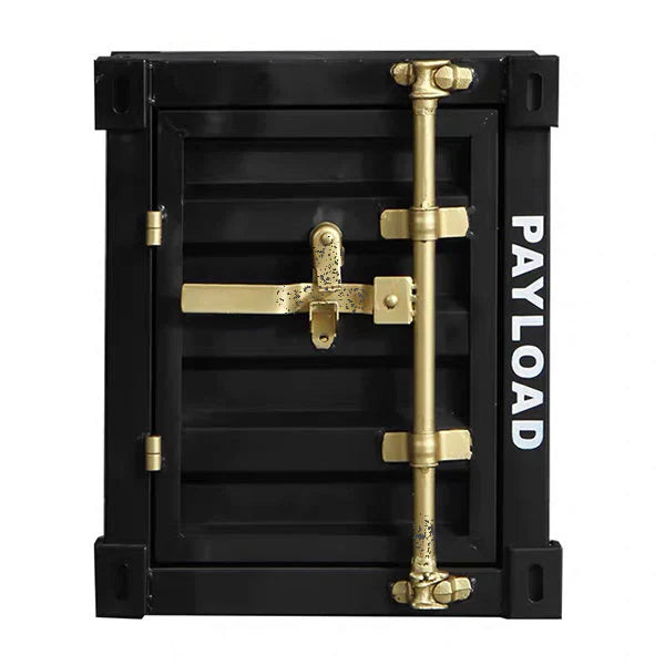 CargoSide Pro - Vintage Industrial Container Nightstand 🏭🛌