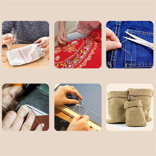Magnetic Sewing Kit – Portable Travel Sewing Box with Needles, Threads & Tools