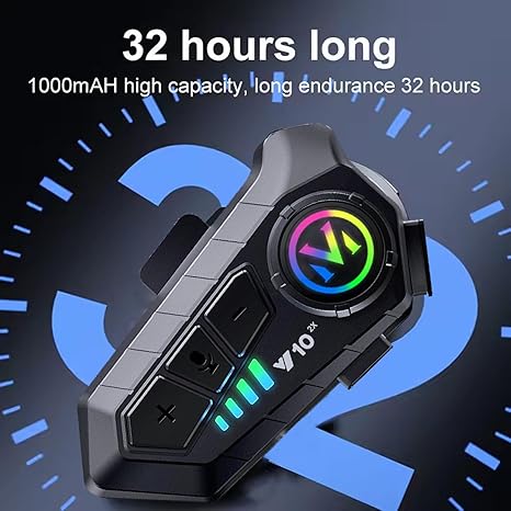 Motorcycle Bluetooth Intercom Headset