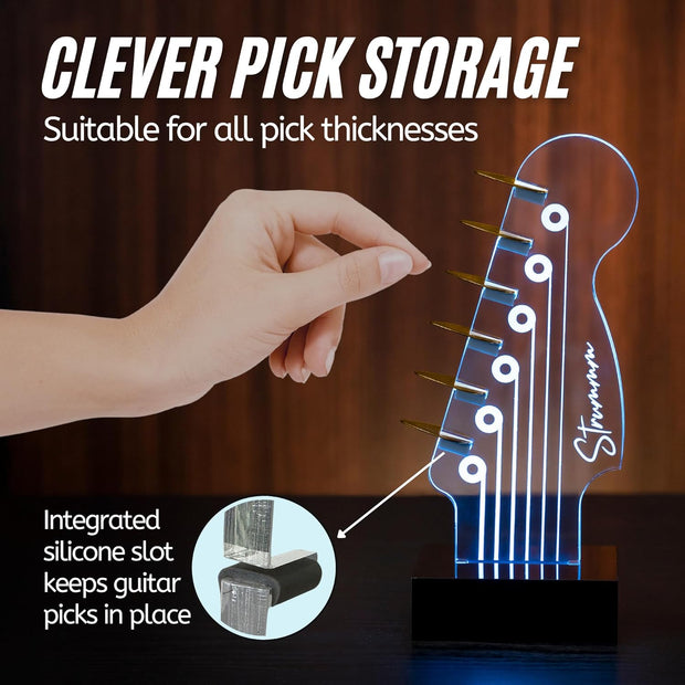 LED Guitar Pick Holder