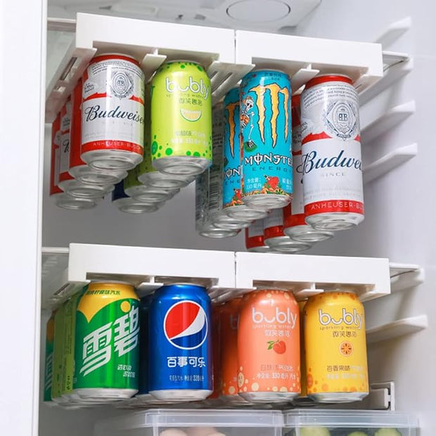 Refrigerator Beverage Organizer Shelf