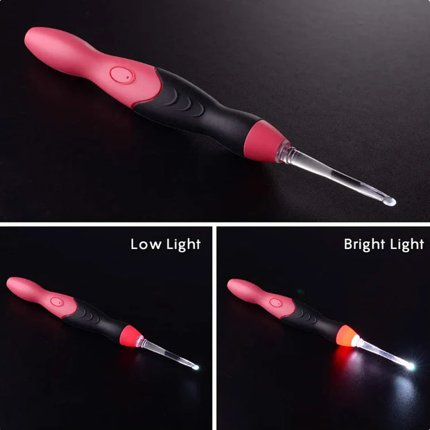 LED Light-Up Crochet Hook Set