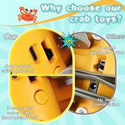 Interactive Crawling Crab Toy 🎵✨