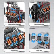 V8 Engine Master - 5.0L Buildable Model Kit 🏎️🔧