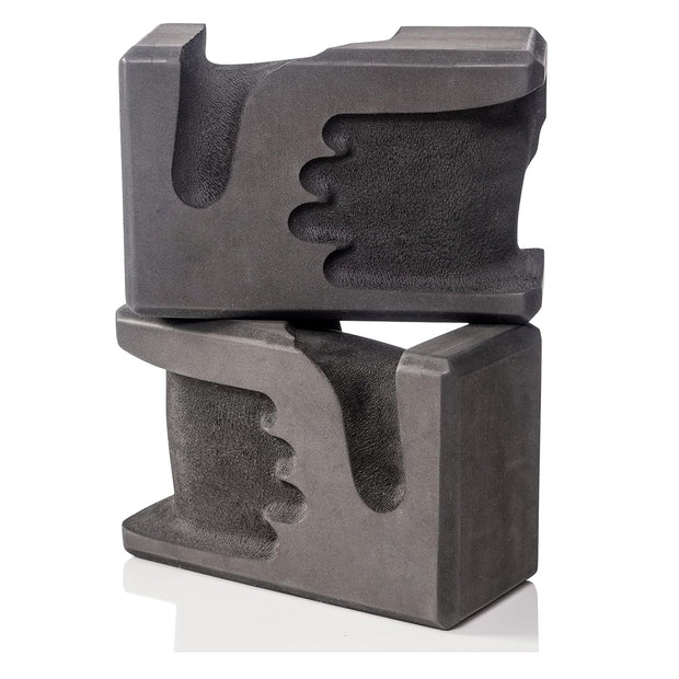 Yoga Blocks 2-Pack | Wrist Relief Hand-Shaped Yoga Bricks