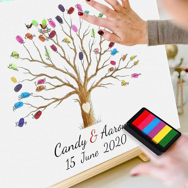 26-Piece Washable Ink Pad Set for Kids