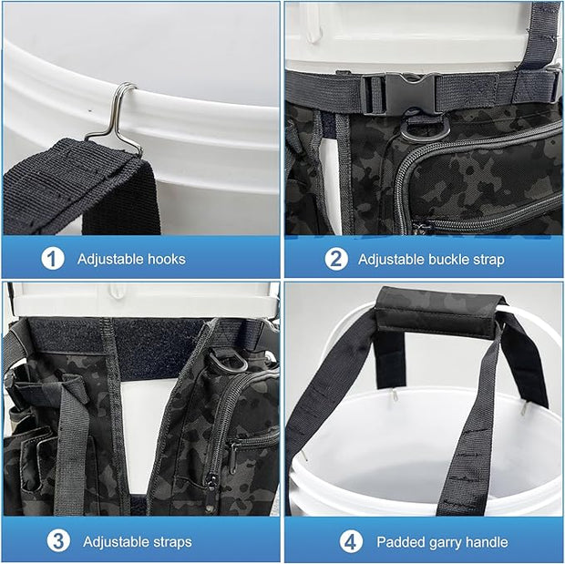 Outdoor Angler Sling Bag - Multifunctional Fishing Crossbody Bag