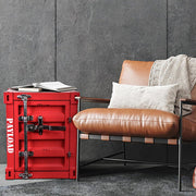CargoSide Pro - Vintage Industrial Container Nightstand 🏭🛌