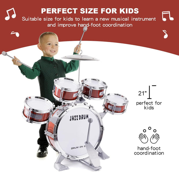 RockStar Junior - 5-Piece Toddler Drum Set 🥁🎸
