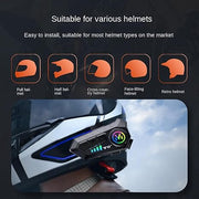 Motorcycle Bluetooth Intercom Headset