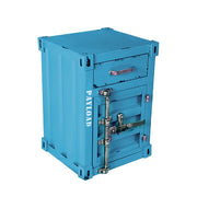 CargoSide Pro - Vintage Industrial Container Nightstand 🏭🛌