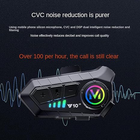 Motorcycle Bluetooth Intercom Headset