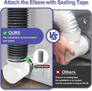 Compact Dryer Vent Hose Kit