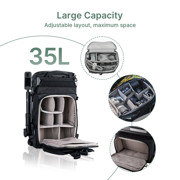 PowerPack Pro - Modular Outdoor Creator Backpack 📸⚡