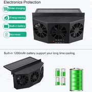 Solar-Powered Car Vent Fan