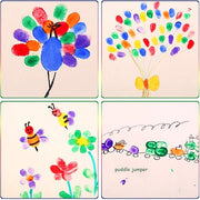26-Piece Washable Ink Pad Set for Kids
