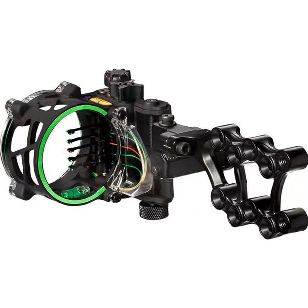 Bow Accessory M1 Metal Five-Pin Sight – Aluminum Alloy Outdoor Archery Aid