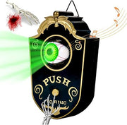 Halloween Doorbell – Animated Eyeball with Spooky Sounds and Light-Up Effect