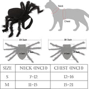 Spider Dog Costume for Halloween – Adjustable & Realistic Spider Outfit for Pets