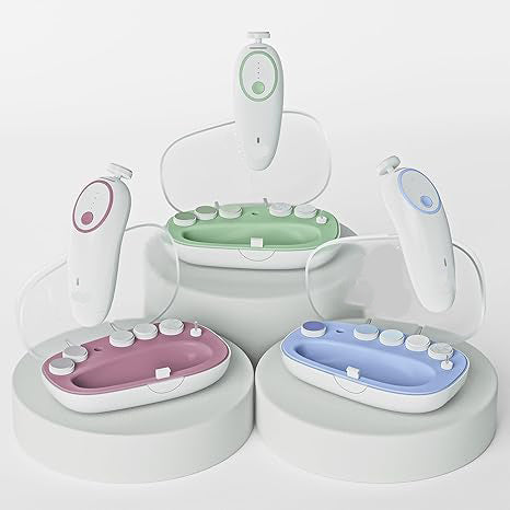 🔋Rechargeable Electric Baby Nail File | Safe, Silent &amp; Gentle Grooming for All Ages