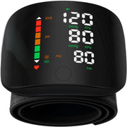 🩺 LED Wrist Blood Pressure Monitor – Touch Screen, Voice Broadcast, Dual-User Memory