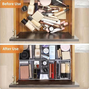 Multi-Layer Smart Drawer Organizer – 3-Tier Expandable Storage Box | Adjustable Dividers | For Kitchen, Bathroom, Makeup & Office Supplies