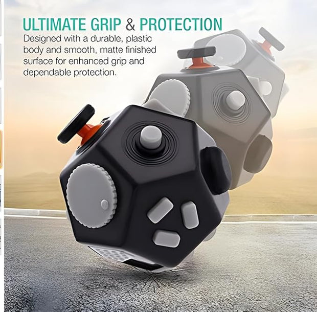 4-Pack 12-Side Fidget Cube Set
