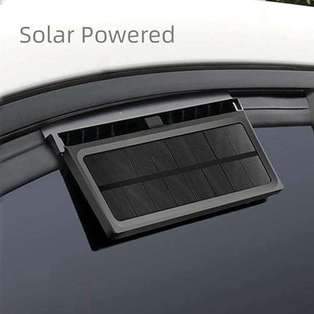 Solar-Powered Car Vent Fan