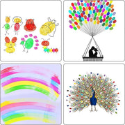 26-Piece Washable Ink Pad Set for Kids