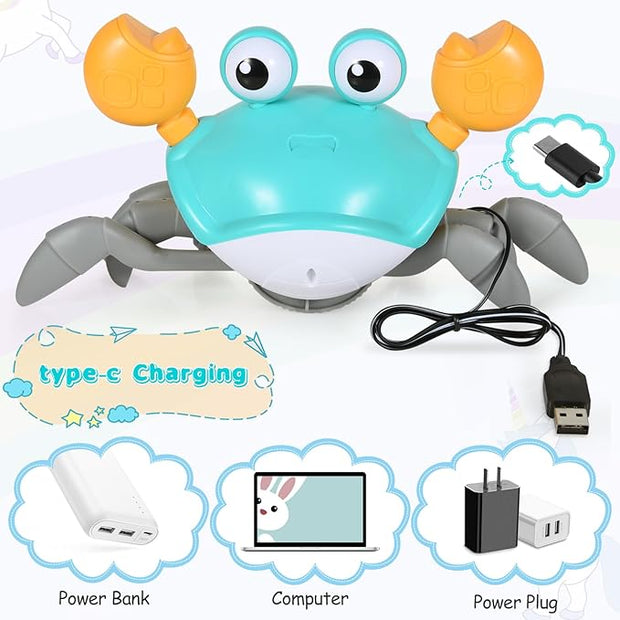 Interactive Crawling Crab Toy 🎵✨