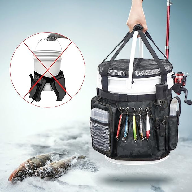 Outdoor Angler Sling Bag - Multifunctional Fishing Crossbody Bag