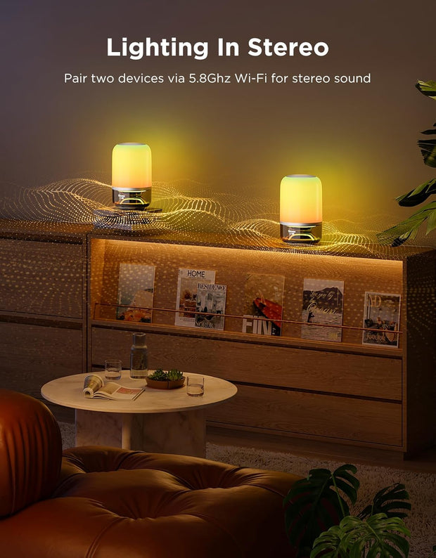 Smart Table Lamp with Bluetooth Speaker 🎵💡