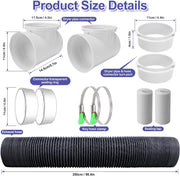 Compact Dryer Vent Hose Kit