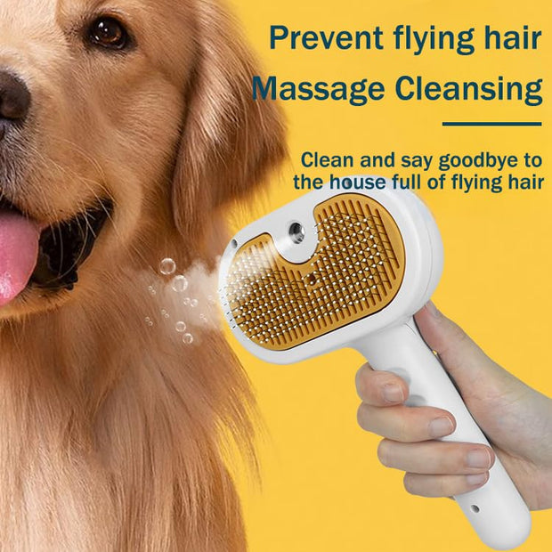 3-in-1 Pet Grooming Brush for Dogs & Cats