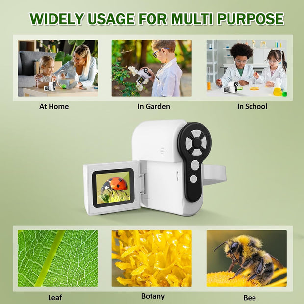 1000X Handheld Microscope for Kids