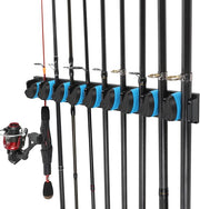 Universal Fishing Rod Holder—Stores Up to 9 Rods, Fits Various Diameters, Space-Saving &amp; Non-Slip!
